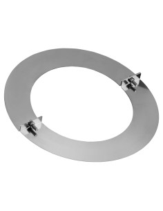 Rosace de finition en Inox 80mm - Warm Tech