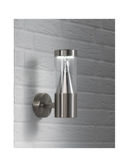 Applique murale Inox 15 LED