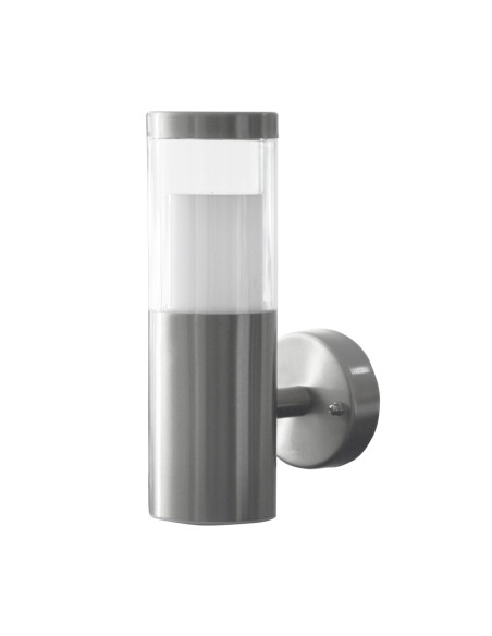 Applique murale Inox LED 7W + Bluetooth