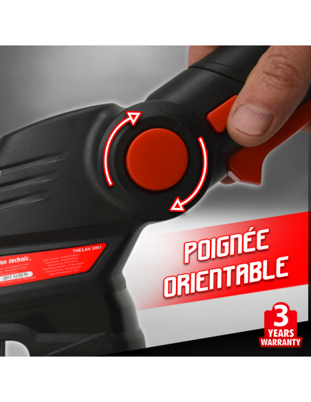 Cisaille / taille haies 3.6v lithium - Batterie et chargeur