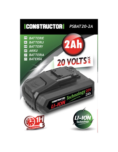 Batterie Lithium max 20V - 2Ah - Constructor