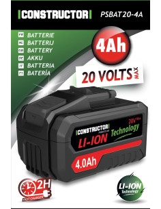 Batterie Lithium max 20V - 4Ah - Constructor 2